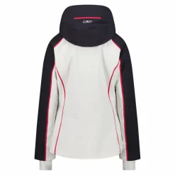 Damen-Skijacke aus 4-Way-Stretchgewebe mit abnehmbarer Kapuze><noscript><img width=