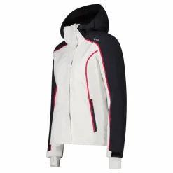 Damen-Skijacke aus 4-Way-Stretchgewebe mit abnehmbarer Kapuze><noscript><img width=