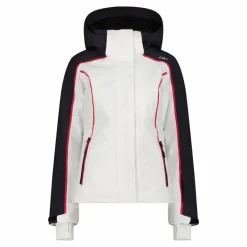 Damen-Skijacke aus 4-Way-Stretchgewebe mit abnehmbarer Kapuze><noscript><img width=