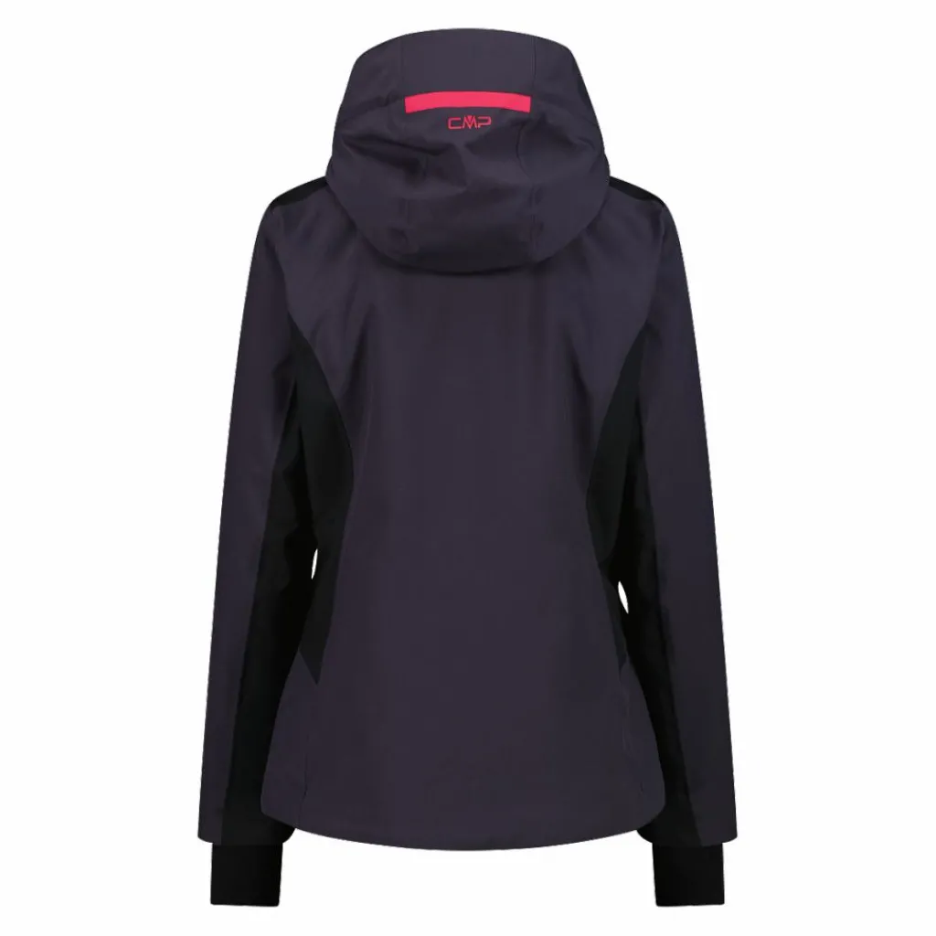 Damen-Skijacke aus 4-Way-Stretchgewebe mit abnehmbarer Kapuze>CMP Discount