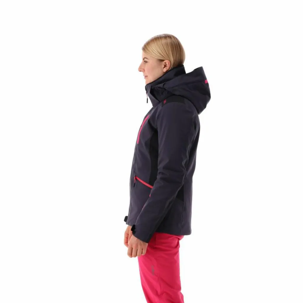 Damen-Skijacke aus 4-Way-Stretchgewebe mit abnehmbarer Kapuze>CMP Discount