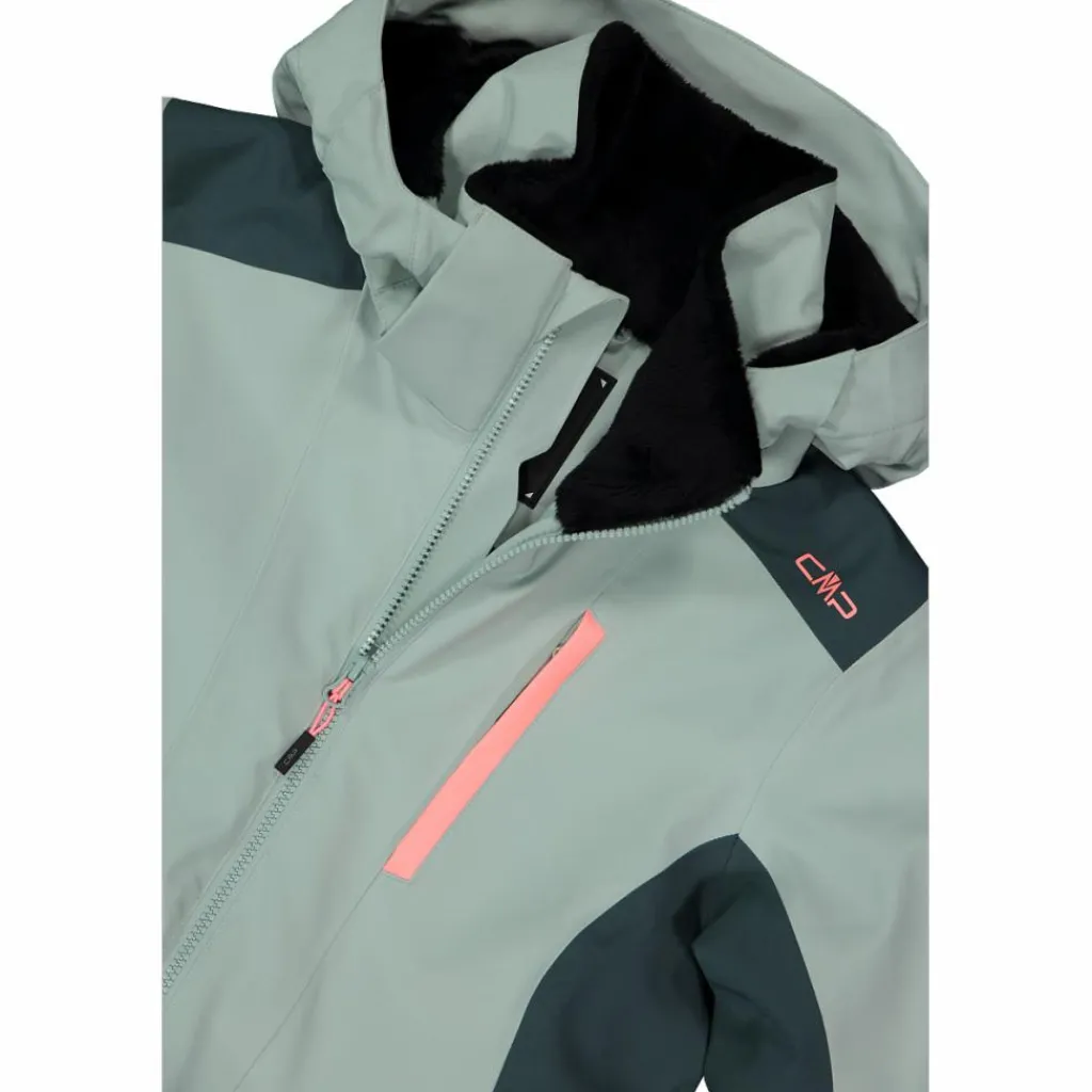 Damen-Skijacke aus 4-Way-Stretchgewebe mit abnehmbarer Kapuze>CMP Discount