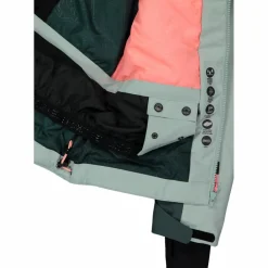 Damen-Skijacke aus 4-Way-Stretchgewebe mit abnehmbarer Kapuze><noscript><img width=