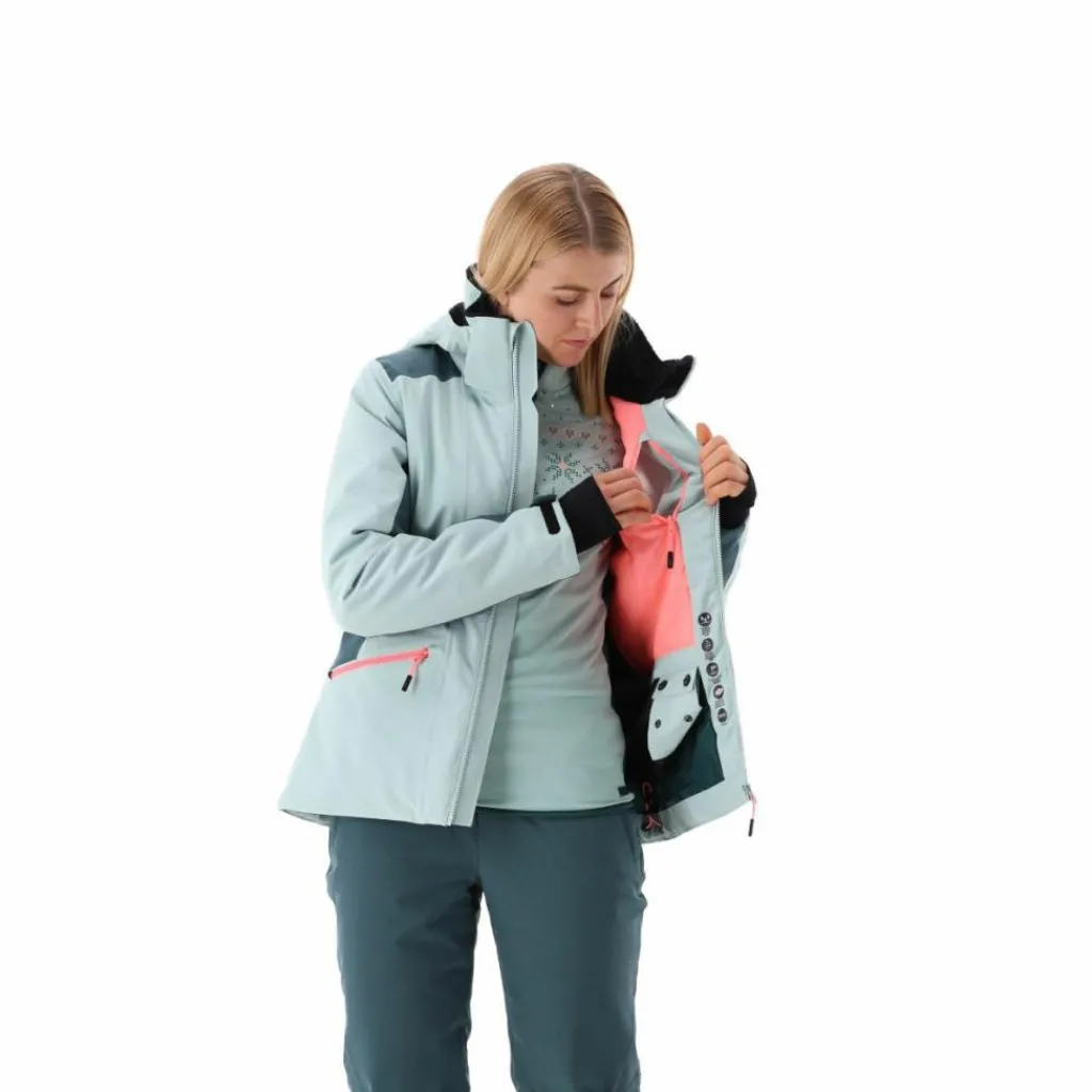 Damen-Skijacke aus 4-Way-Stretchgewebe mit abnehmbarer Kapuze>CMP Discount