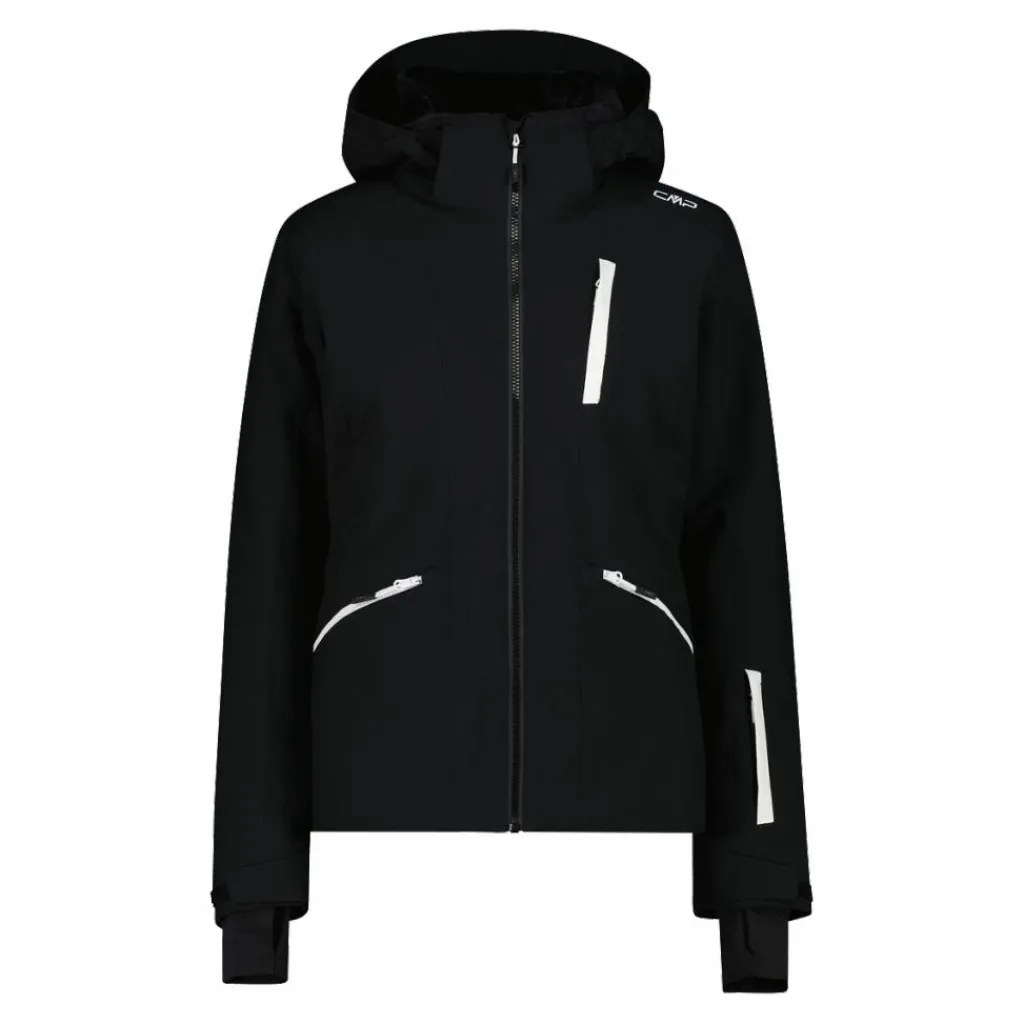 Damen-Skijacke aus 4-Way-Stretchgewebe mit abnehmbarer Kapuze>CMP Discount