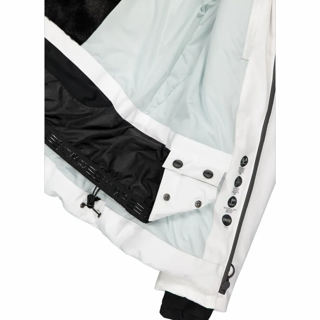 Damen-Skijacke mit abnehmbarer Kapuze aus Kunstfell>CMP Discount
