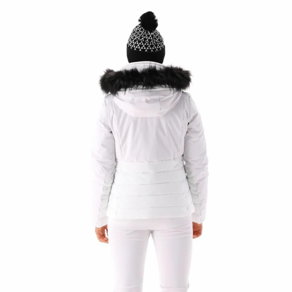 Damen-Skijacke mit abnehmbarer Kapuze aus Kunstfell>CMP Discount