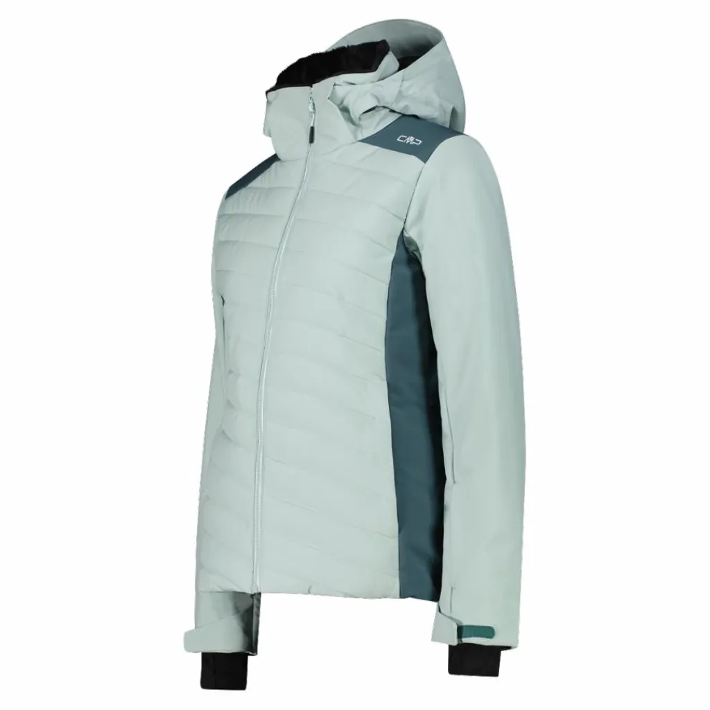 Damen-Skijacke mit diagonalen Steppnähten>CMP Hot
