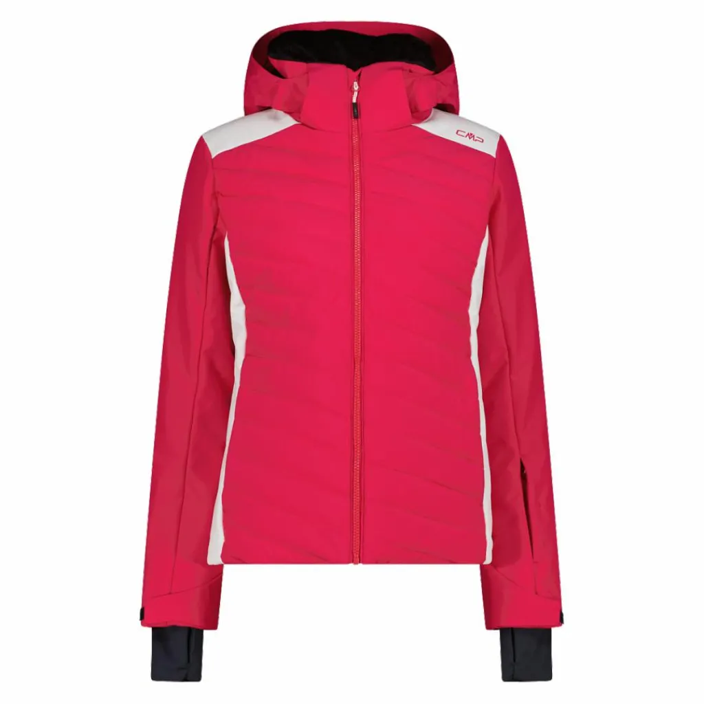 Damen-Skijacke mit diagonalen Steppnähten>CMP Hot