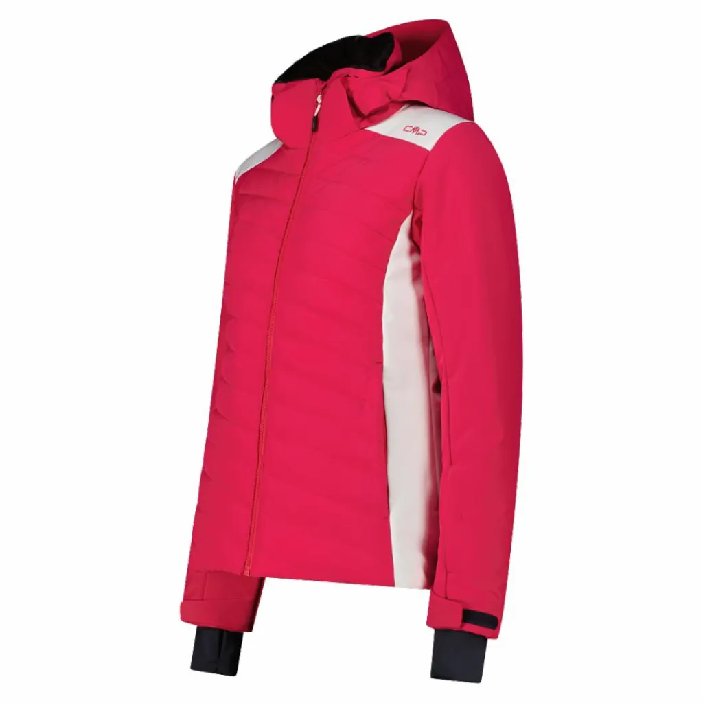 Damen-Skijacke mit diagonalen Steppnähten>CMP Hot