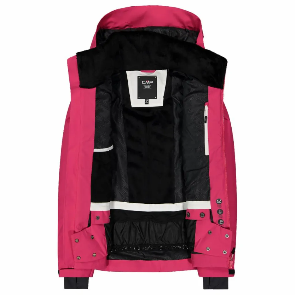 Damen-Skijacke mit diagonalen Steppnähten>CMP Hot