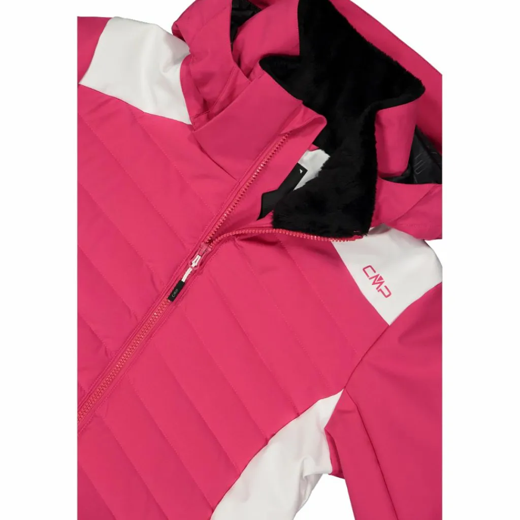 Damen-Skijacke mit diagonalen Steppnähten>CMP Hot