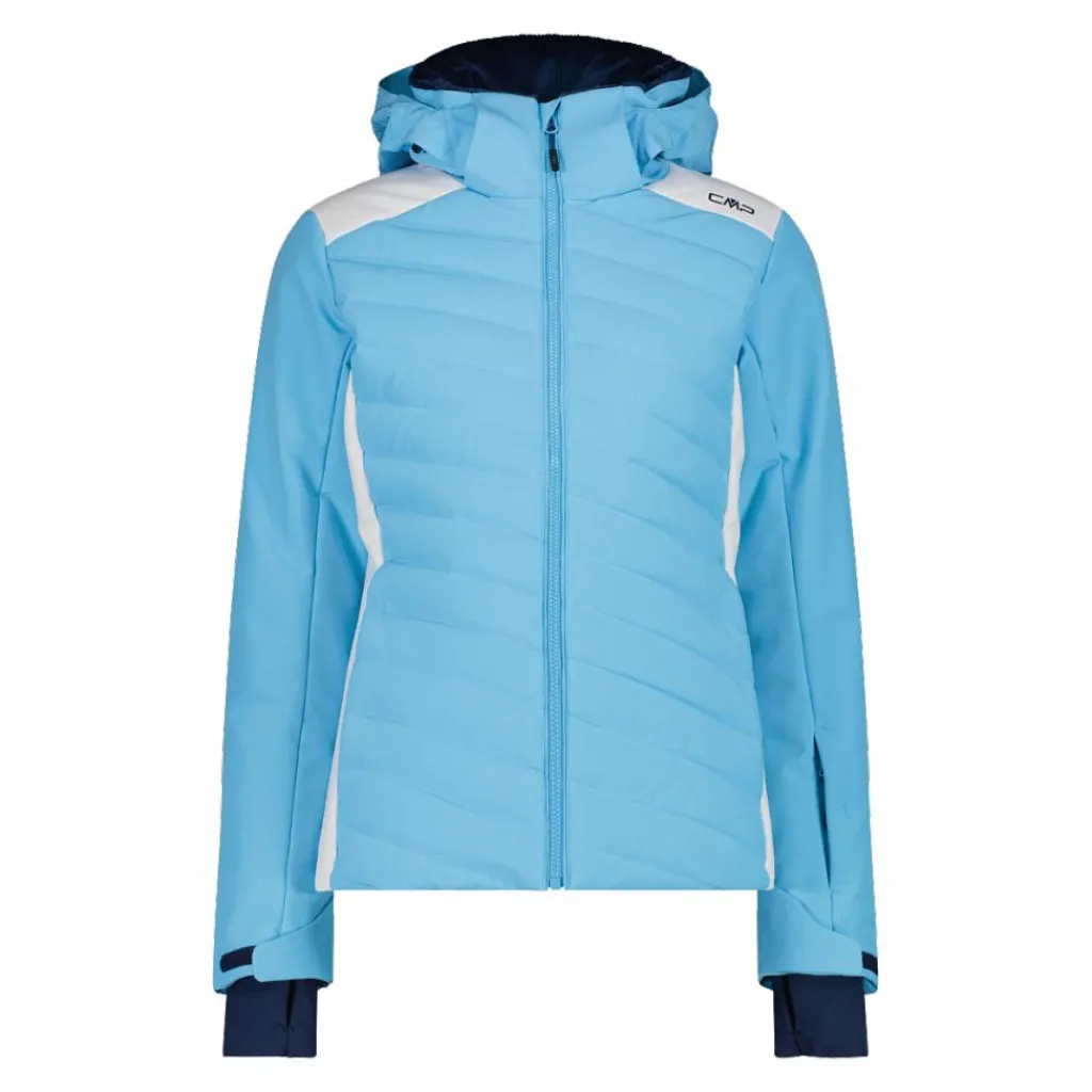 Damen-Skijacke mit diagonalen Steppnähten>CMP Hot