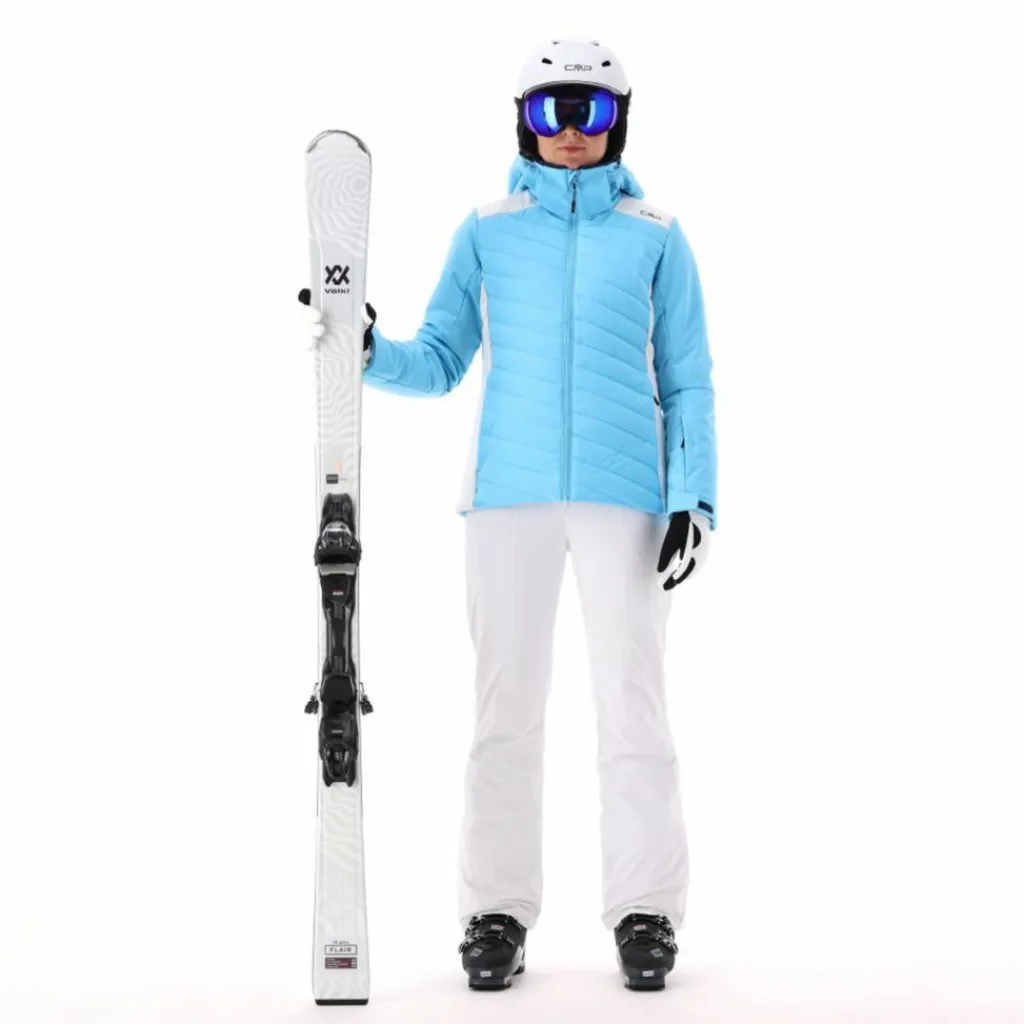 Damen-Skijacke mit diagonalen Steppnähten>CMP Hot