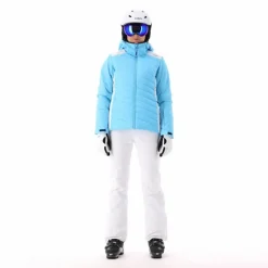 Damen-Skijacke mit diagonalen Steppnähten><noscript><img width=