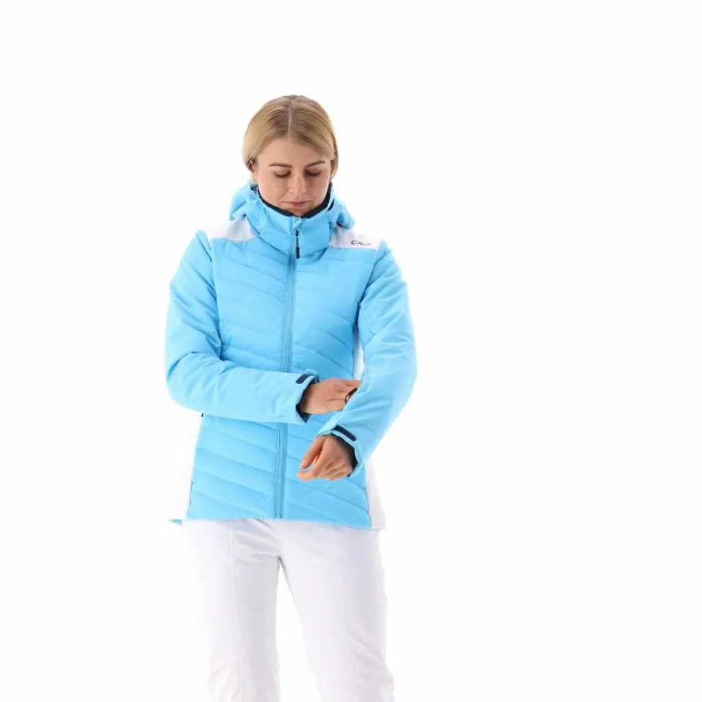 Damen-Skijacke mit diagonalen Steppnähten>CMP Hot