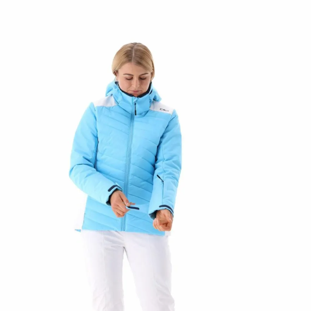 Damen-Skijacke mit diagonalen Steppnähten>CMP Hot