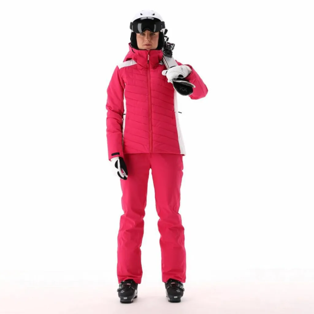Damen-Skijacke mit diagonalen Steppnähten>CMP Hot