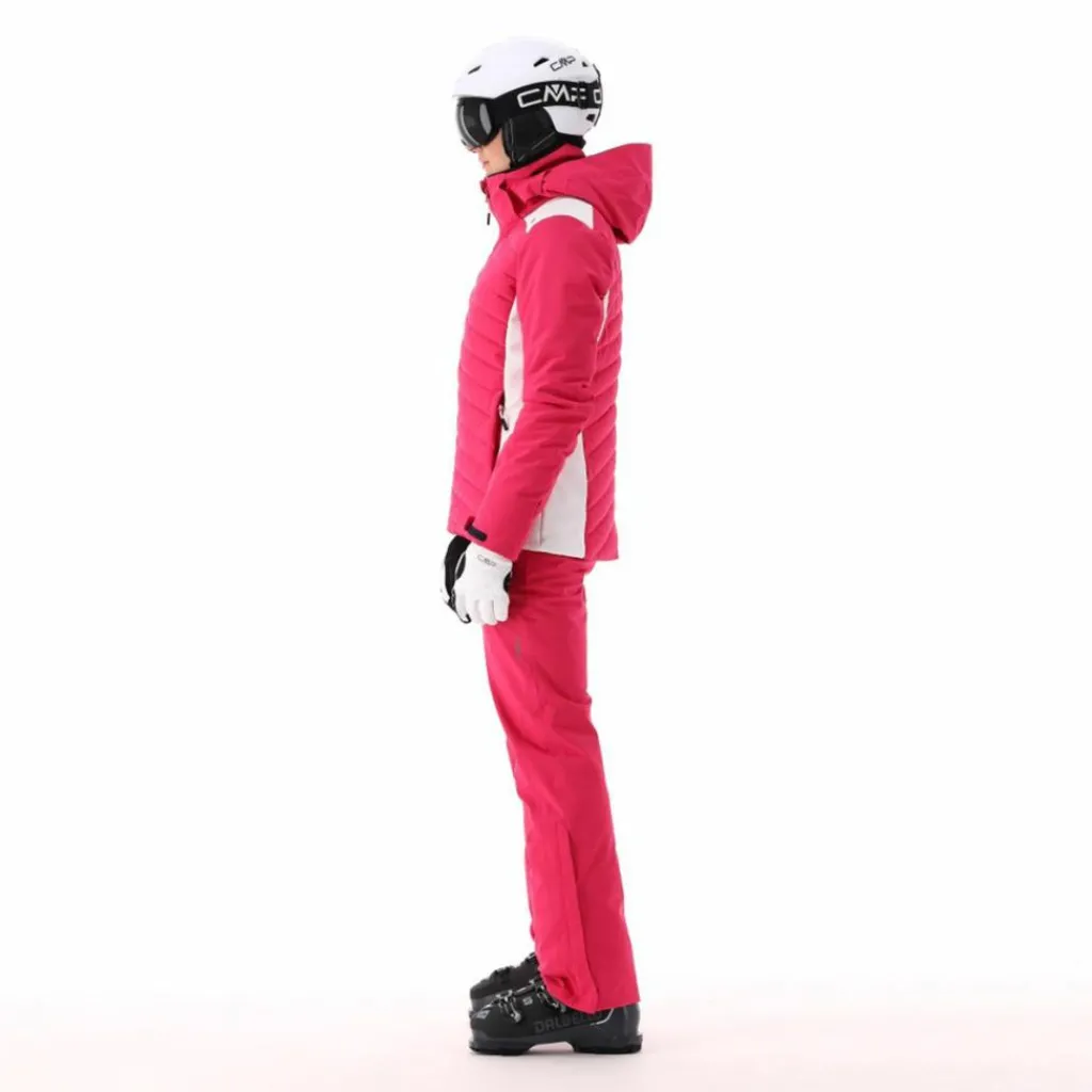 Damen-Skijacke mit diagonalen Steppnähten>CMP Hot