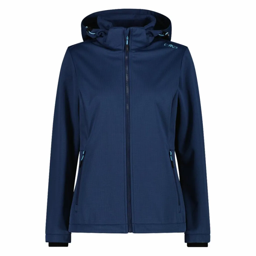 Damen-Softshelljacke mit abnehmbarer Kapuze>CMP Outlet
