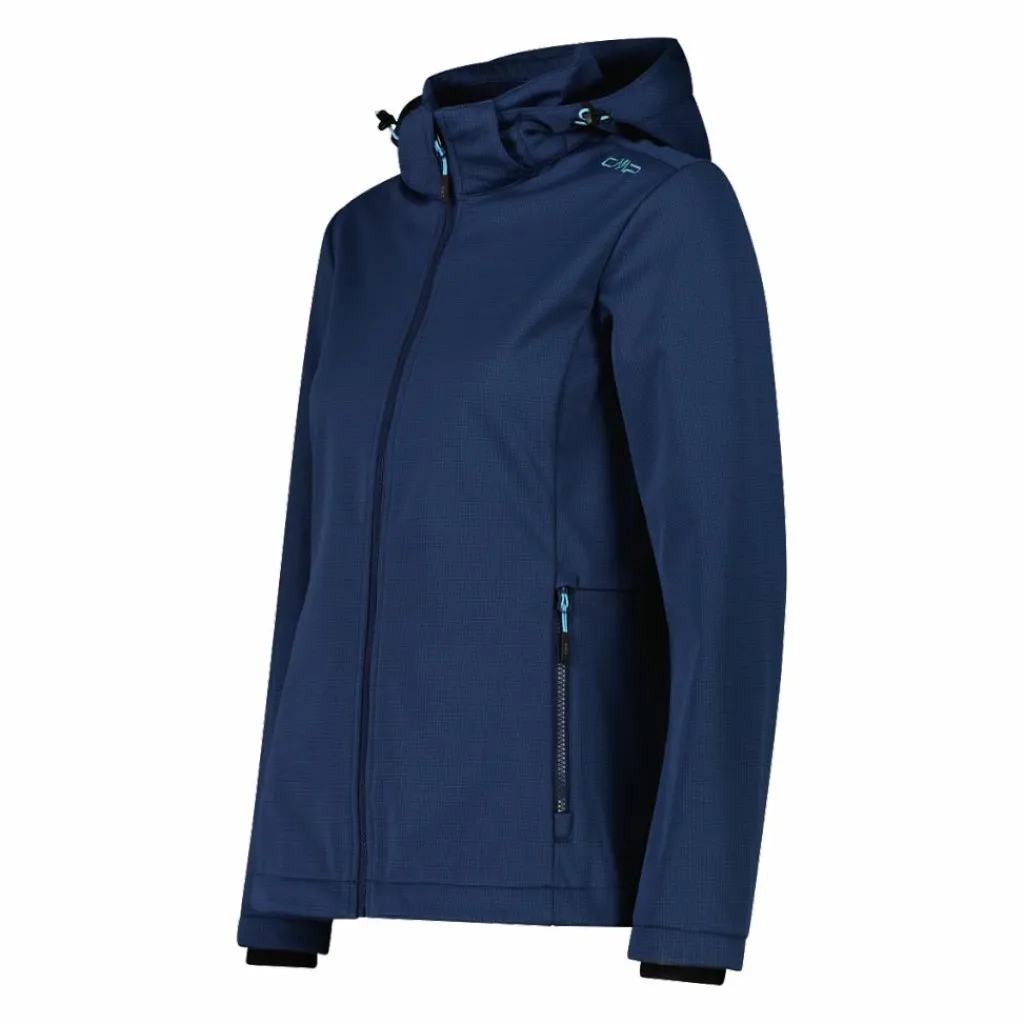 Damen-Softshelljacke mit abnehmbarer Kapuze>CMP Outlet
