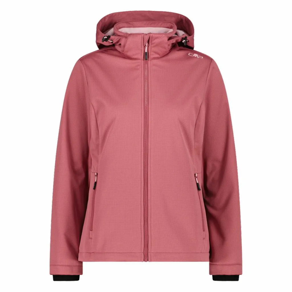 Damen-Softshelljacke mit abnehmbarer Kapuze>CMP Outlet