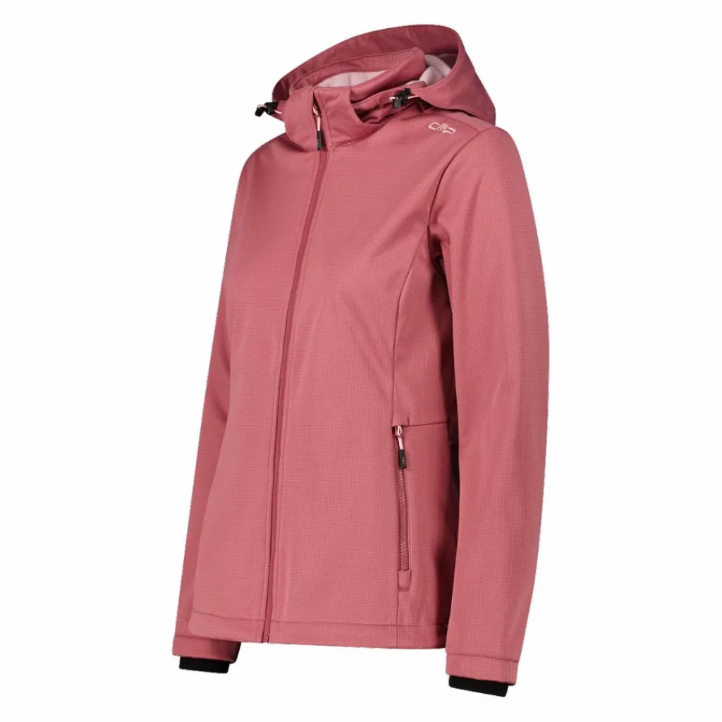 Damen-Softshelljacke mit abnehmbarer Kapuze>CMP Outlet