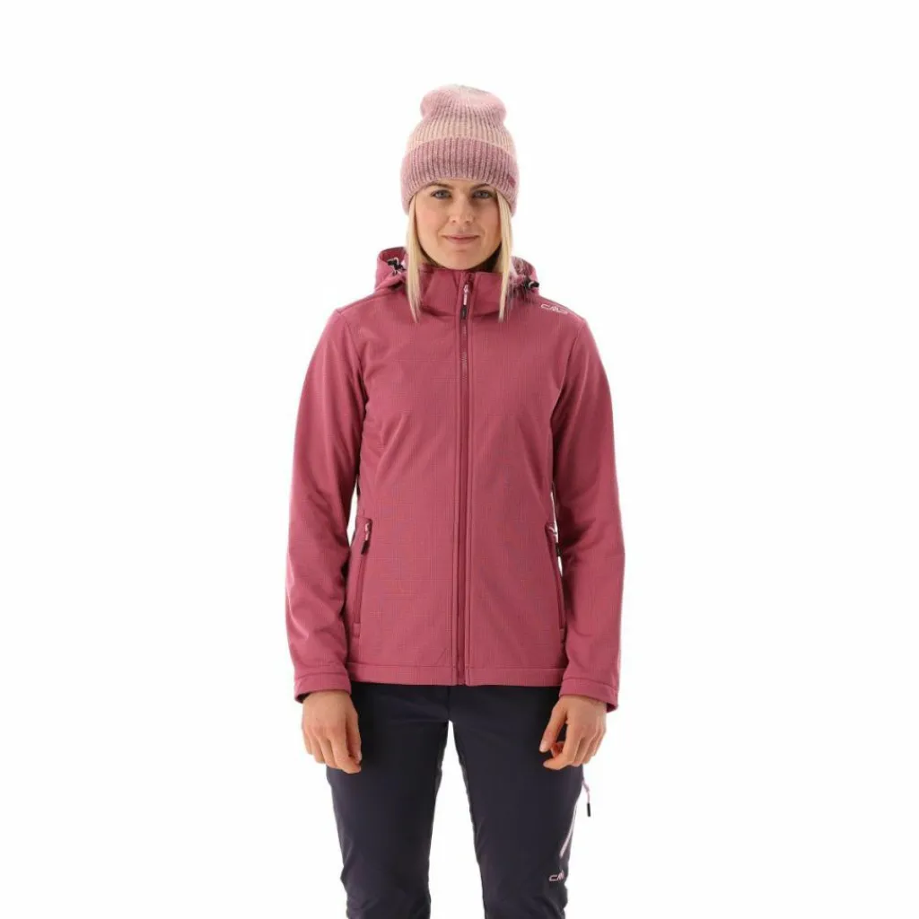 Damen-Softshelljacke mit abnehmbarer Kapuze>CMP Outlet