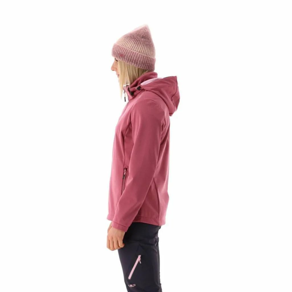 Damen-Softshelljacke mit abnehmbarer Kapuze>CMP Outlet
