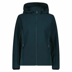 Damen-Softshelljacke mit Kapuze mit Wabenstruktur>CMP Hot