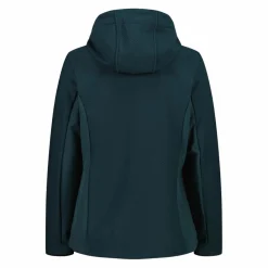 Damen-Softshelljacke mit Kapuze mit Wabenstruktur>CMP Hot