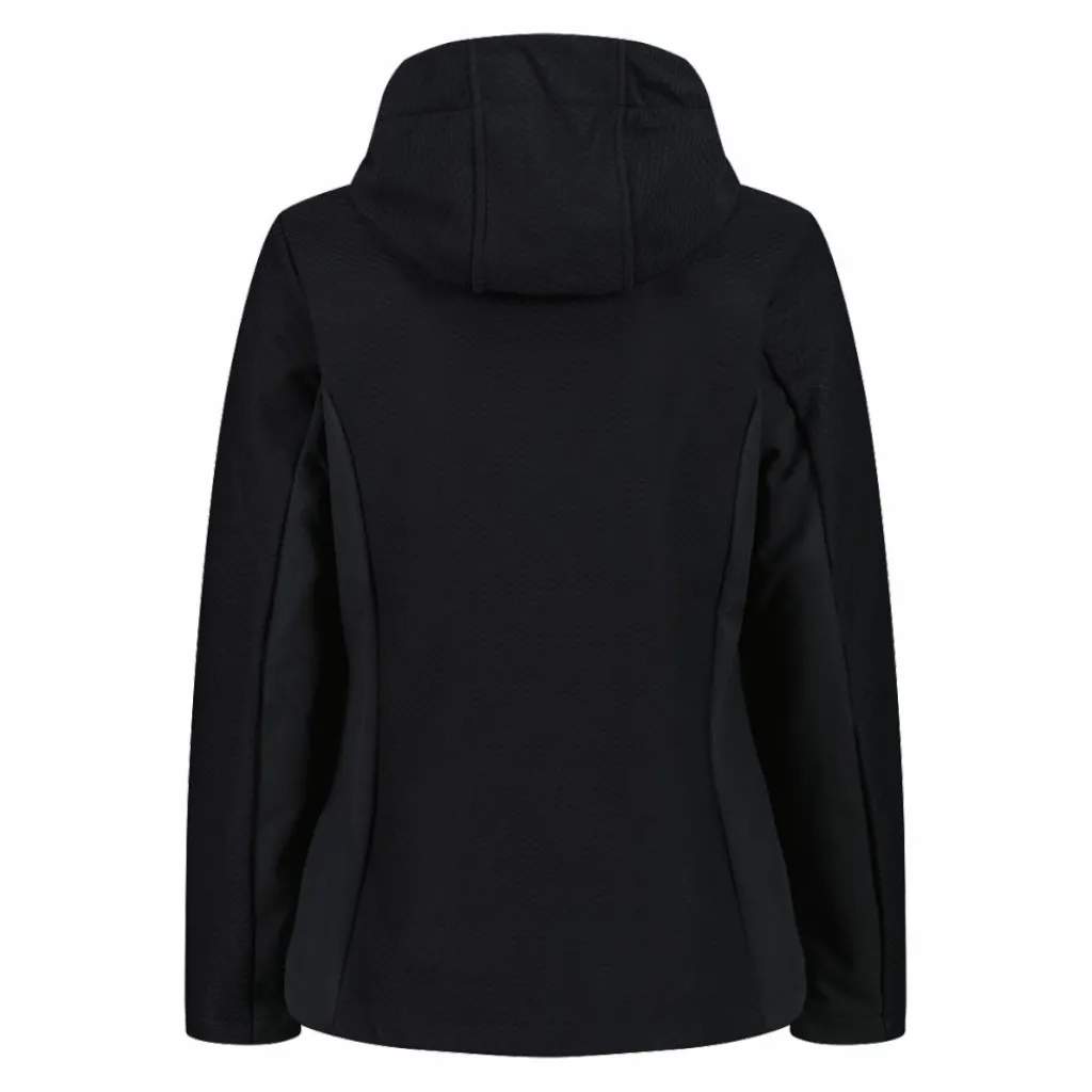 Damen-Softshelljacke mit Kapuze mit Wabenstruktur>CMP Hot