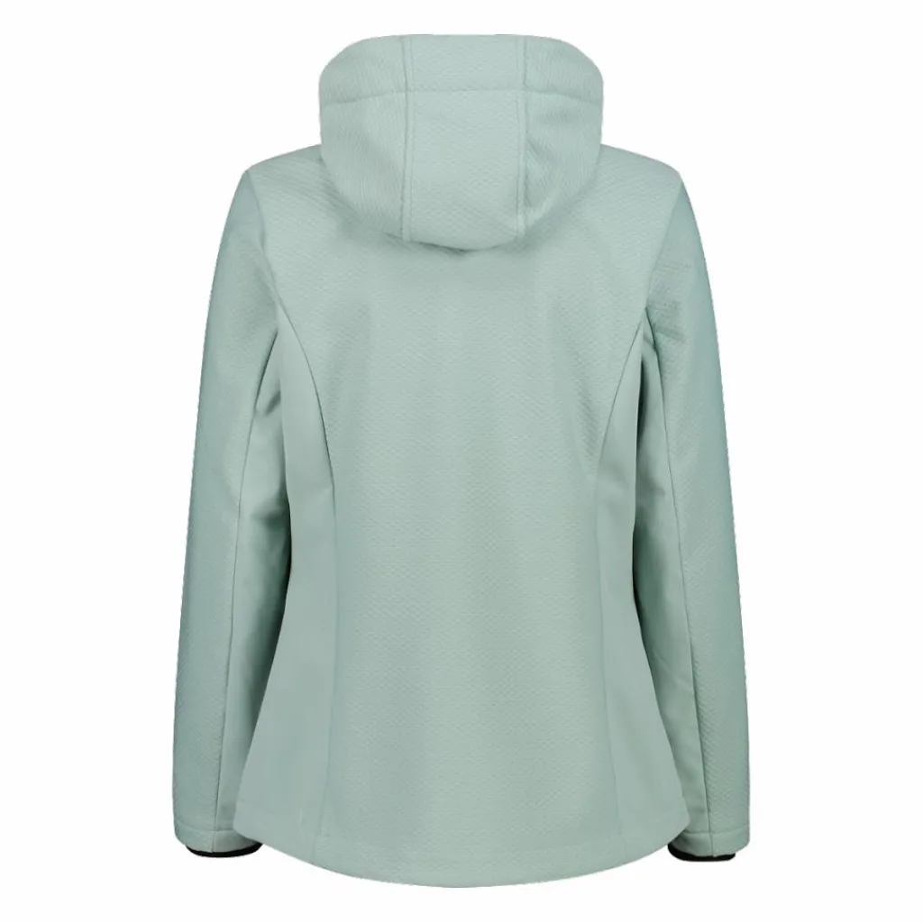 Damen-Softshelljacke mit Kapuze mit Wabenstruktur>CMP Hot