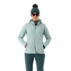 Damen-Softshelljacke mit Kapuze mit Wabenstruktur><noscript><img width=