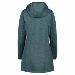 Damen-Softshell-Parka mit melierter Kapuze>CMP Sale