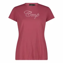 Damen-Stretch-Baumwoll-T-Shirt mit Logo><noscript><img width=