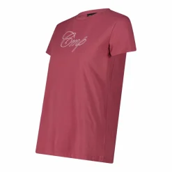 Damen-Stretch-Baumwoll-T-Shirt mit Logo><noscript><img width=