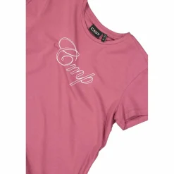 Damen-Stretch-Baumwoll-T-Shirt mit Logo><noscript><img width=