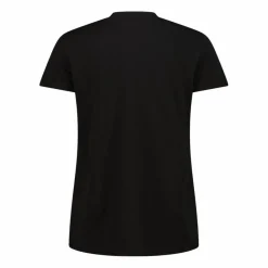 Damen-Stretch-Baumwoll-T-Shirt mit Logo><noscript><img width=