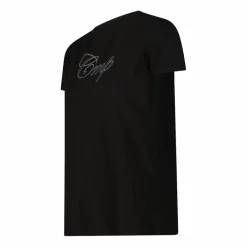 Damen-Stretch-Baumwoll-T-Shirt mit Logo><noscript><img width=