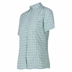 Damen-Stretch-Shirt mit kurzen Ärmeln><noscript><img width=