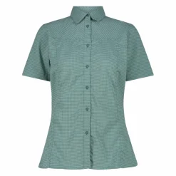 Damen-Stretch-Shirt mit kurzen Ärmeln><noscript><img width=