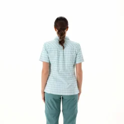 Damen-Stretch-Shirt mit kurzen Ärmeln><noscript><img width=