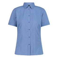 Damen-Stretch-Shirt mit kurzen Ärmeln><noscript><img width=
