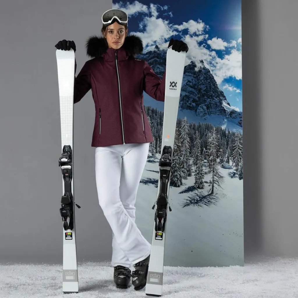 Damen-Stretch-Skihose ohne Wattierung mit Gamaschen>CMP Outlet