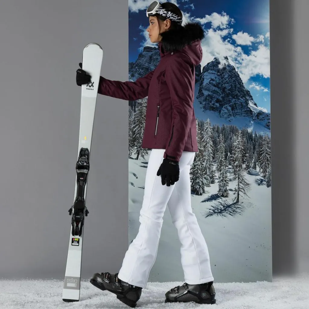 Damen-Stretch-Skihose ohne Wattierung mit Gamaschen>CMP Outlet