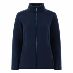 Damen-Sweatshirt aus Fleece mit Kunstfell aus Stretch Performance><noscript><img width=