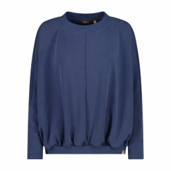Damen-Sweatshirt aus Modal mit matt glänzendem Finish><noscript><img width=