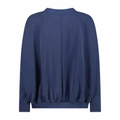 Damen-Sweatshirt aus Modal mit matt glänzendem Finish><noscript><img width=