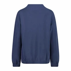Damen-Sweatshirt aus Modal mit matt glänzendem Finish><noscript><img width=